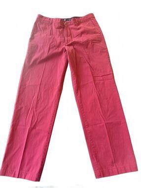 Chaps Men's Nantucket Red Chino Pants 36x32 Cotton